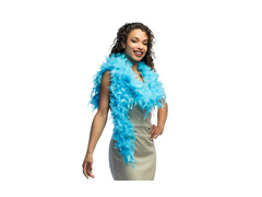 BOA eșarfă pană - turcoaz - 180 cm