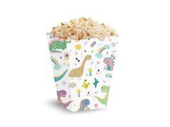 Cutii de popcorn Dinozauri - 6 buc.