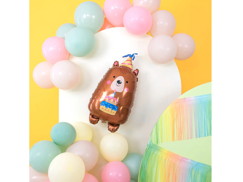 Balon cu folie Birthday Teddy Bear - 44x78 cm - 1 buc.