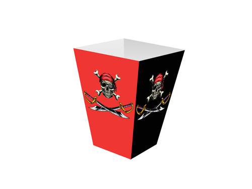 Cutii de popcorn pirat - 6 buc.