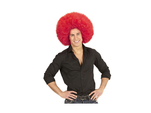 Peruca afro roșie de calitate mare