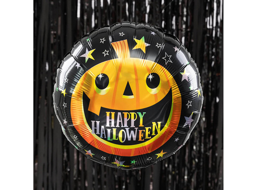 Balon folie Halloween fericit - 45 cm - 1 buc.