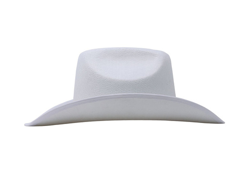 Pălărie albă de cowboy - 1 buc.