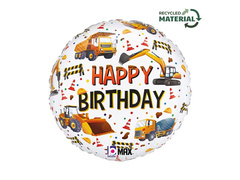 Balon din folie Construction - 35 cm - 1 buc.