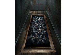 Autocolante podea subsol zombie - 1 buc.