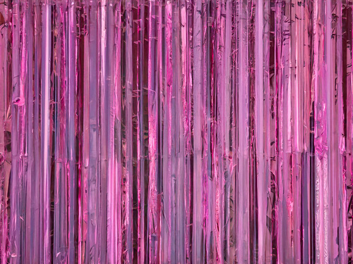 Perdea - perdea ușă lumina roz metalic - 100 x 200 cm