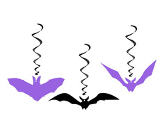 Decor suspendat Lilieci pentru Halloween - 3 buc.