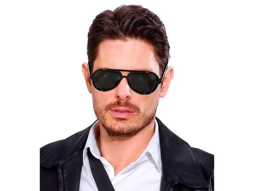 Ochelari pilot negru - 1 buc.