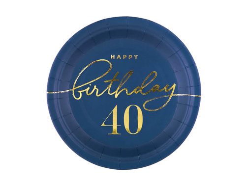 Set aniversar albastru marin pentru anii '40 - 22 buc.