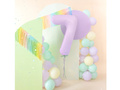 Balon folie liliac numărul 7 - 100 cm - 1 buc.