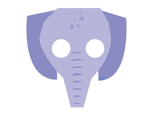 Măști din setul Safari - 8 piese.