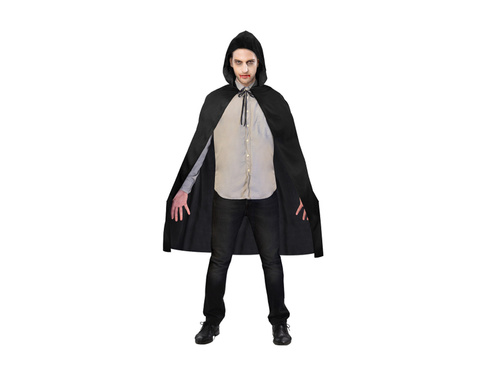 Capotă cu glugă costum negru