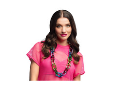 Colier cu lanț curcubeu