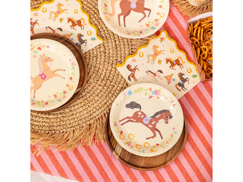 Șervețele aniversare Cai - 33 cm - 10 buc.