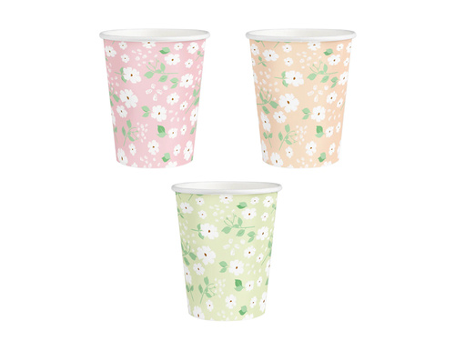 Cupe de aniversare Meadow - 270 ml - 6 buc.