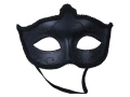 Mască de carnaval neagră cu sclipici - 1 buc.