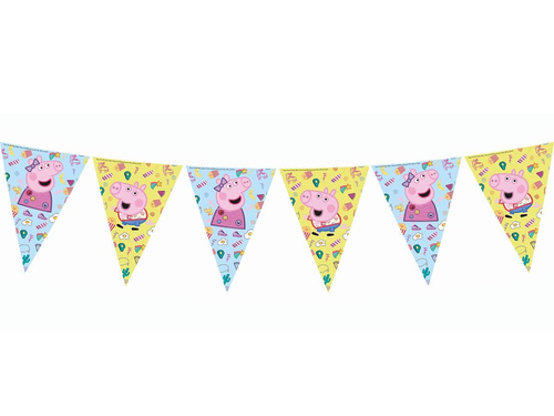 Peppa Pig steag banner - 230 cm - 1 buc.