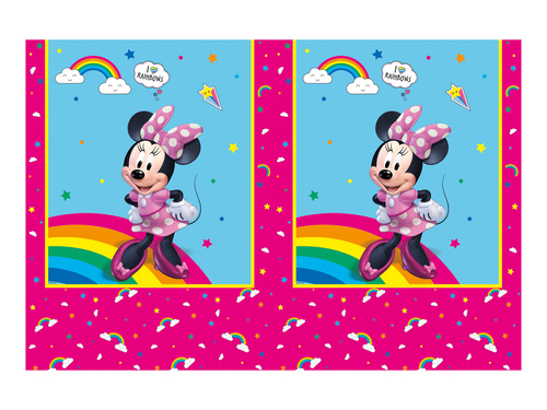 Față de masă aniversară Minnie Mouse - 120 x 180 cm - 1 buc.