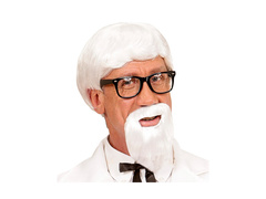 Jumătate perucă cu barbă