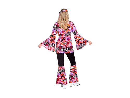 Costum de evadare din anii '70 - bule mici roz