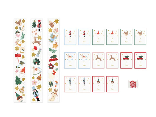 Autocolante Merry Christmas - 52 buc.