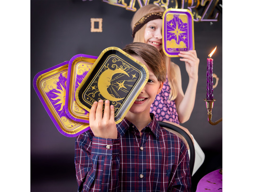 Farfurii de hârtie Carduri - 20 x 15 cm - 6 buc.