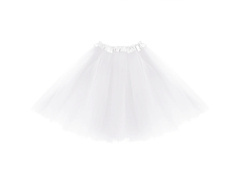 Fustă tutu - alb - 40 cm - 1 buc.