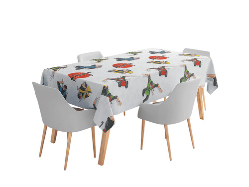 Față de masă aniversară Ninja - 120 x 180 cm - 1 buc.