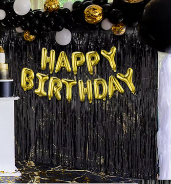 Perdea - perdea ușă negru metalic - 100 x 250 cm