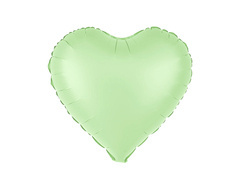 Pistachio balon de foi cu inima - 45 cm - 1 buc.