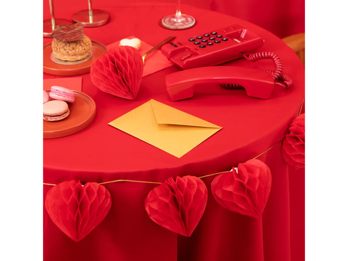 Ghirlandă inimioare din hârtie - 150 cm - 1 buc.