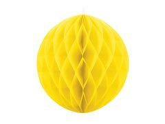 Decorațiune agățată cu bilă galbenă - 40 cm - 1 buc.