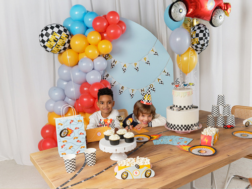 Birthday Cars steag banner - 300 cm - 1 buc.