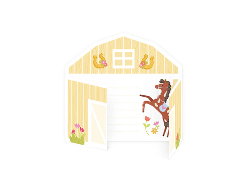 Invitații aniversare Cai - 6 buc.