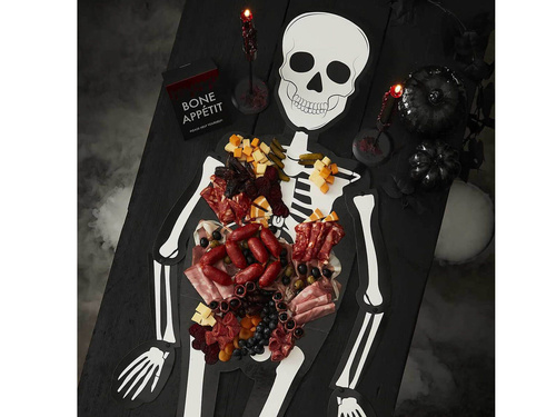 Tavă cu schelet de Halloween - 150 x 130 cm - 1 buc.