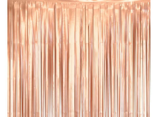 Perdea - Perdea de ușă mată roz auriu - 100 x 200 cm