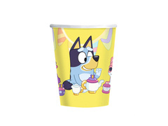 Pahare de hârtie Bluey - 266 ml - 8 buc.