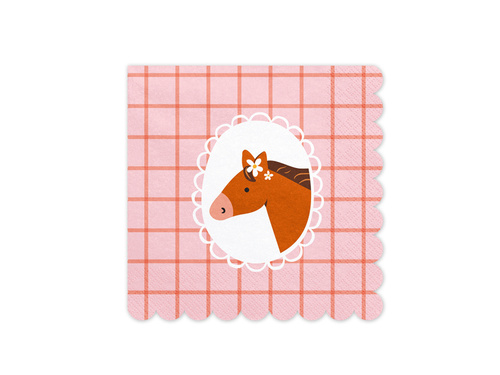 Set aniversar de hârtie cu cai - 37 buc.