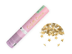 Tub de tragere - stele metalice aurii - 20 cm - 1 buc.