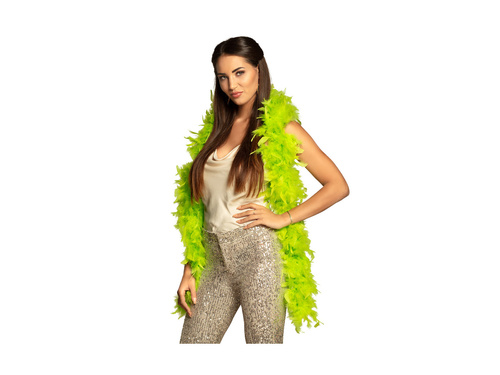 BOA eșarfă pană - verde neon - 180 cm