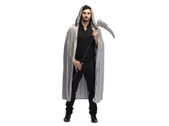 Coasă de Halloween pentru craniu cu cranii - 103 cm - 1 buc.