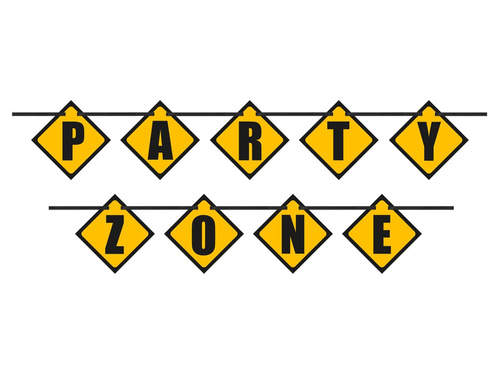Banner Party Zone - 274 cm - 1 buc.