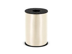 Panglică decorativă pentru baloane - pastel - j.smântână - 225 m