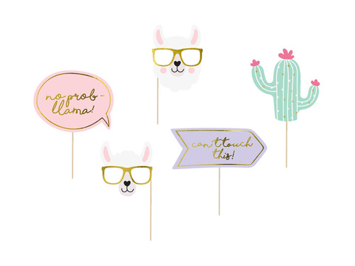 Recuzită foto Lama - 5 buc.