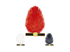 Bentiță Charleston cu pană - 3 modele