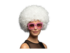 Peruca Afro Groove alb