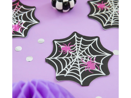 Șervețele de Halloween cu pânză de păianjen - 33 cm - 10 buc.