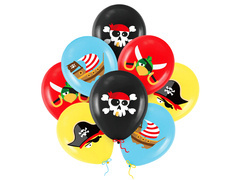 Baloane latex Pirați - 30 cm - 8 buc.