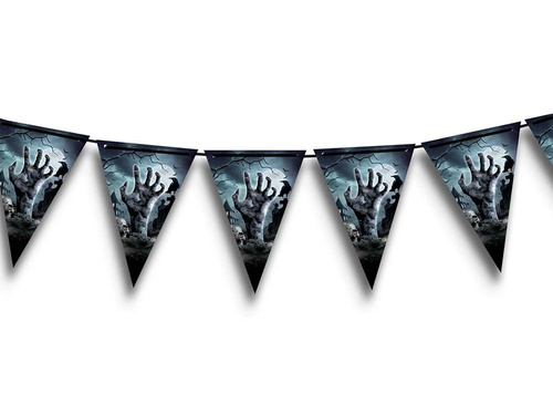 Banner steag zombie - 300 cm - 1 buc.