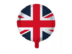 Balon de folie cu steagul național al Regatului Unit - 46 cm - 1 buc.